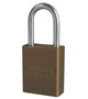 Master Lock® Brown Aluminum Padlock With 1/4" X 1 1/2" X 3/4" Shackle (Keyed Alike)