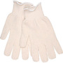 MCR Safety Large 10" Natural 16 Ounce Regular Weight Terry Cloth/Cotton Heat Resistant Gloves With 2 1/2" Continuous Knit Wrist Cuff And Straight Thumb