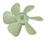 Miller® 10" X .500" 23 deg Plastic 6 Wing Counter Clockwise Fan Blade (For Use With Coolmate™ 4 Cooling System)