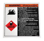Miller® Trilingual Label "Warning Gasoline (EPA)" For Bobcat™ 225 Welder/Generator