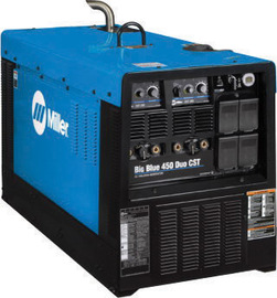 Miller® Big Blue® 450 Duo CST™ Engine Drive Welder With 4 Cylinder 24.4 hp Mitsubishi Diesel Engine And Tweco Style Connectors