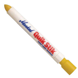 Markal® Quik Stik® Yellow Twist Solid Paint Marker With 11/16