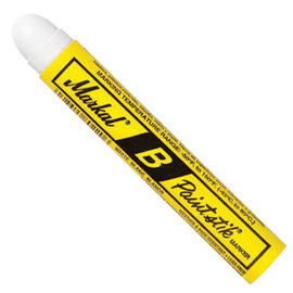 Markal® B® Paintstik® White Standard Solid Paint Marker With 11/16