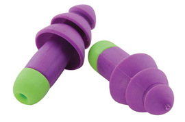 Moldex® Rockets® Flanged Thermoplastic Elastomer Uncorded Earplugs (NRR 27)
