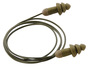 Moldex® Camo Rockets® Flanged Thermoplastic Elastomer Corded Earplugs (NRR 27)