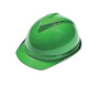 MSA Green V-Gard® Polyethylene Cap Style Hard Hat With Ratchet/6 Point Ratchet Suspension
