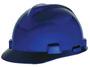 MSA Blue V-Gard® Polyethylene Cap Style Hard Hat With 1-Touch® Suspension