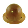 MSA Tan Skullgard® Phenolic Full Brim Hard Hat With Ratchet/4 Point Ratchet Suspension