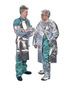 National Safety Apparel 24" x 36" Silver Aluminized Rayon Heat Resistant Apron With Snap