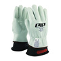 PIP® Size 10 Natural  Top Grain Goatskin Class 00 - 0 Low Voltage Electrical Protector Linesmen Gloves With Driver Cuff