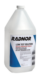 RADNOR™ 1 Gallon Clear Regular Temperature Leak Test Solution Liquid
