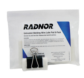 RADNOR™ 6 Pack Un-Treated Wire Lube Pads