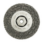 RADNOR™ 4" X M-10 X 1 1/4" Carbon Steel Crimped Wire Wheel Brush
