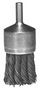 RADNOR™ 1 1/8" X 1/4" Carbon Steel Knot Wire Mounted End Brush