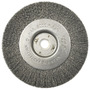RADNOR™ 4" X 1/2" - 3/8" Carbon Steel Crimped Wire Wheel Brush