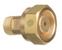 RADNOR™ CGA-520 X CGA-200 Brass Acetylene Cylinder Adapter