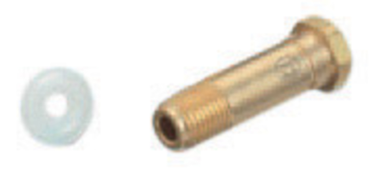 Radnor CGA-580 X CGA-320 Brass ArgonHeliumNitrogenCarbon Dioxide Cylinder Adapter