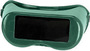 RADNOR™ Fixed Front Welding Goggles With Green Rigid Frame And Shade 5 Green 2