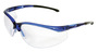 RADNOR™ Select Blue Safety Glasses With Clear Anti-Scratch Lens