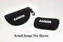 RADNOR™ Black Eyewear Case With Zipper Closure And Belt Clip Attachment