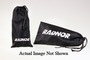 RADNOR® Black Microfiber Eyewear Pouch With Drawstring Closure