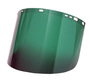 RADNOR™ 9" X 15.5" X .060" Green Shade 5 Polycarbonate Faceshield