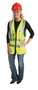 RADNOR™ Large Hi-Viz Yellow Polyester/Tricot Vest