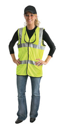 RADNOR™ X-Large Hi-Viz Yellow Polyester Mesh Vest