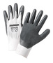 RADNOR™ Large 13 Gauge Nitrile Palm And Finger Coated Work Gloves With Nylon Liner And Knit Wrist