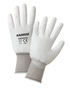 RADNOR™ Small 15 Gauge Polyurethane Palm And Finger Coated Work Gloves With Nylon Liner And Knit Wrist