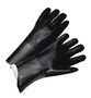RADNOR™ Large Black Jersey Lined PVC Chemical Resistant Gloves
