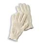 RADNOR™ Natural Women's Regular Weight Cotton Seamless Knit General Purpose Gloves With Knit Wrist