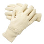 RADNOR™ White Ladies Lightweight Cotton And Jersey Reversible General Purpose Gloves With Knit Wrist