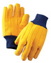 RADNOR™ Yellow 18 oz Standard Clute Cut General Purpose Gloves With Knit Wrist