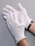 RADNOR™ Ladies White Medium Weight Cotton Inspection Gloves With Unhemmed Cuff