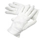 RADNOR™ Large White Heavy Weight Cotton Inspection Gloves With Rolled Hem Cuff