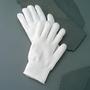 RADNOR™ White Women's Regular Weight Cotton And Polyester Seamless Knit General Purpose Gloves With Knit Wrist