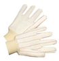 RADNOR™ Large White 20 Oz Cotton/Canvas/Polyester Hot Mill Gloves With Knit Wrist