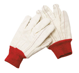 RADNOR™ X-Large White 21 Oz Polyester/Canvas/Cotton Hot Mill Gloves With Knit Wrist