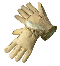 RADNOR™ Large Tan Leather Thinsulate™ Lined Cold Weather Gloves