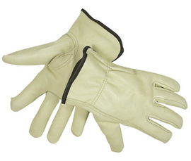 RADNOR™ X-Large Tan Pigskin Fleece Lined Cold Weather Gloves