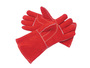 RADNOR™ Large 14" Red Premium Side Split Cowhide Cotton/Foam Lined Stick Welders Gloves