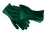 RADNOR™ Large 14" Green Jersey Lined Supported PVC Chemical Resistant Gloves With Sandpaper Finish