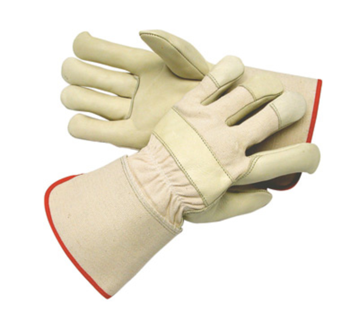 Full-Grain Cowhide Leather Work Gloves, Large