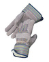 RADNOR™ Large Blue, Red And Gray Leather Pile Lined Cold Weather Gloves