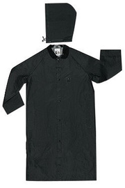 MCR Safety® 3X Black 49" Classic/Classic Plus .35 mm PVC/Polyester Jacket