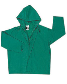 MCR Safety® X-Large Green Dominator .42 mm Polyester/PVC Jacket