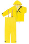 MCR Safety® 5X Yellow Hydroblast .28 mm Nylon/PVC Suit