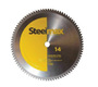 SteelMax® 14" X 1/4" X 1" 1450 RPM 90 TPI Tungsten Carbide Tipped Stainless Steel Cutting Saw Blade (For Metal Cutting)