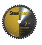 SteelMax® 7 1/4" X 20 mm 3500 RPM 40 Teeth Tungsten Carbide Tipped Cutting Saw Blade (For Metal Cutting)